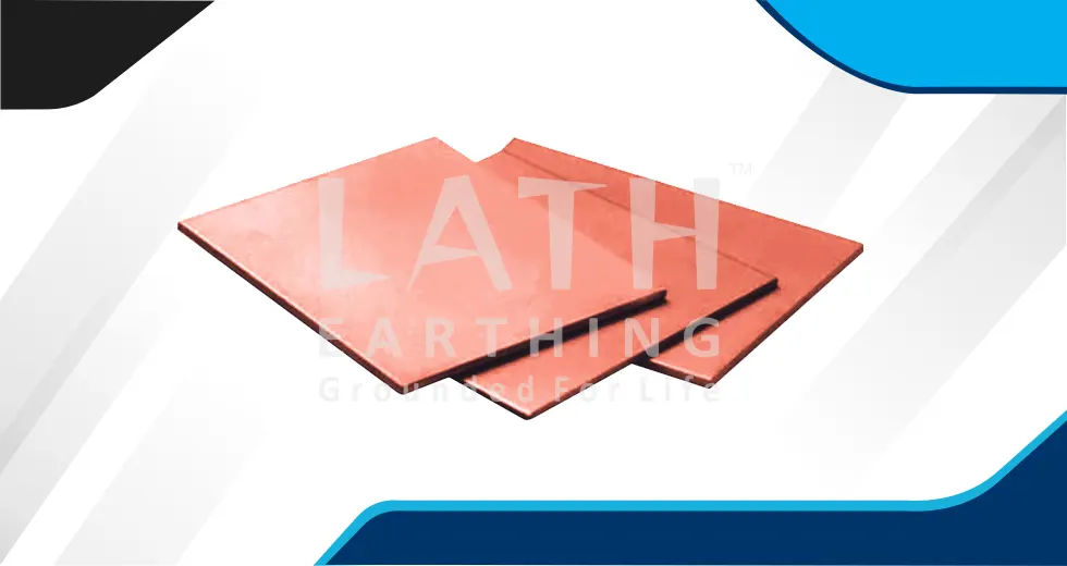 COPPER EARTH PLATE